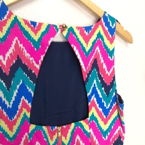 Lily Pulitzer Bright Zig Zag Sheath Dress - Picture 4 of 6